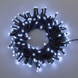 CATENA LINEARE 500 TLH LED PER USO ESTERNO ED INTERNO CON TIMER MEMORY CONTROLLER, TRASFORMATORE E GIOCHI DI LUCE.