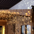 TENDA 352 LED ICE LIGHT W USO ESTERNO ED INTERNO, PROLUNGABILE E CON TRASFORMATORE