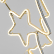 ALBERI DI NATALE LED 2D E 3D USO ESTERNO CON STELLINE, 768 LED, TRASFORMATORE 24V