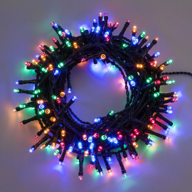 CATENA METRI 4,8 CON 120 LED TL-C PER ESTERNO CON MEMORY CONTROLLER, GIOCHI DI LUCE E TRASFORMATORE
