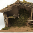 CAPANNA VUOTA IN SCATOLA PER PRESEPIO CM 50X20X31