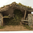 CAPANNA VUOTA IN SCATOLA PER PRESEPIO CM 50X20X31