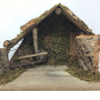 CAPANNA VUOTA PER PRESEPIO CM 50X25X30