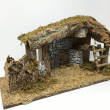 CAPANNA VUOTA CON LUCI PER PRESEPIO CM 55X20X24
