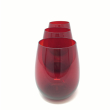 SET 6 BICCHIERI DI VETRO ROSSO PER LA TAVOLA
