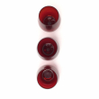 SET 6 BICCHIERI DI VETRO ROSSO PER LA TAVOLA