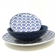 SERVIZIO TAVOLA 18 PEZZI PIATTI AZUL IN CERAMICA