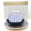 SERVIZIO TAVOLA 18 PEZZI PIATTI AZUL IN CERAMICA