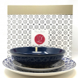 SERVIZIO TAVOLA 18 PEZZI PIATTI AZUL IN CERAMICA