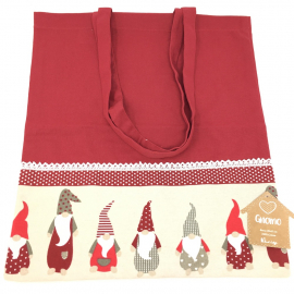 BORSA ROSSA CON GNOMI