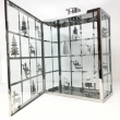 LANTERNA DECO-XMAS H40X28X15 cromata