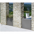Cassetta Fioriera Kube high slim cm 80 x 25 x 70 H Resina Lt. 32