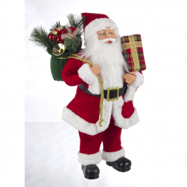 BABBO NATALE ROSSO TRADIZIONALE STAND L
