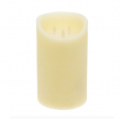 CANDELA LED H35 AVORIO FIAMMA IN MOVIMENTO DIAMETRO 15CM BIANCO CALDO CON TIMER, DECORAZIONE PER LA CASA