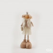 BIMBA TRICOT CON PELLICCIA CM 46 H DUE COLORI