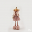 BIMBA TRICOT CON PELLICCIA CM 46 H DUE COLORI
