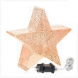 STELLA LUMINOSA 5 PUNTE CON 24 LED CM 30H A CORRENTE