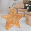 STELLA LUMINOSA 5 PUNTE CON 24 LED CM 30H A CORRENTE