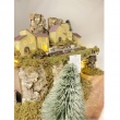 PAESAGGIO VUOTO CON LUCI E FUOCO CM 58 X 34 X 37 H