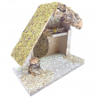 CAPANNA VUOTA PER IL PRESEPE CM 25 x 12 x 21 h