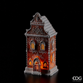 CASA MARZAPANE NATALE POLY CON LED CM 34 H