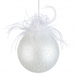 SFERA VETRO PLUME DIAMETRO 10 CM DUE COLORI