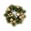 PORTACANDELA CON GLITTER ORO DIVERSE MISURE