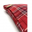 CUSCINO DUBLINO ROSSO CM 40 X 40 SFODERABILE