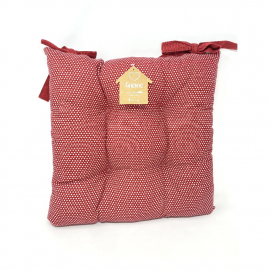 CUSCINO DA SEDIA ROSSO CM 40 X 40