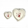PIATTO CUORE VINTAGE DUE MISURE