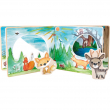 GIOCO IN LEGNO LIBRO CON IMMAGINI FORESTA 1+ ANNI