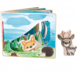 GIOCO IN LEGNO LIBRO CON IMMAGINI FORESTA 1+ ANNI