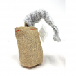 BIMBO HIDE CON SACCO JUTA GRIGIO CM 21 ALTEZZA