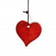 PENDAGLIO FLAKE CUORE ROSSO CM 6