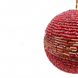 SFERA CON PERLINE BORDEAUX DIAMETRO CM 7,5