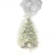 candela albero argento metallico diam. 12 x 15 cm