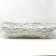 CESTA RETTANGOLARE SBIANCATA CM 47 X 31 X 11 H
