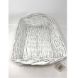 CESTA RETTANGOLARE SBIANCATA CM 47 X 31 X 11 H