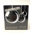 SET 4 SFERE ARGENTO 96 LED 1,20 METRI PER INTERNO COLORE ARGENTO LUCE FREDDA
