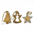 PENDAGLIO KRISTAL 3 FIGURE NATURALE ED ARGENTO