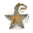 PENDAGLIO KRISTAL 3 FIGURE NATURALE ED ARGENTO