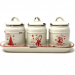 BARATTOLO VINTAGE SET 3 PEZZI
