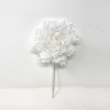 PICK ROSA FRISE' BIANCO CM 14 X 14