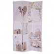 PARAVENTO A 3 ANTE TELA METRO SWEET CM 120 X 180