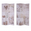 PARAVENTO A 3 ANTE TELA METRO SWEET CM 120 X 180
