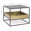 TAVOLINO MAVILA CON CONTENITORE CM 62X62