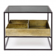 TAVOLINO MAVILA CON CONTENITORE CM 62X62