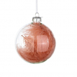 SFERA DI VETRO PLUMAGE DIAMETRO CM 8