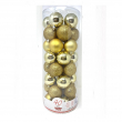 CILINDRO 40 SFERE GLITTER METALLIZZATE SATINATE DIAMETRO CM 6 DIVERSI COLORI