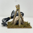 FUOCO FUNZIONANTE PER PRESEPE CM 13 X 13 X 12 H